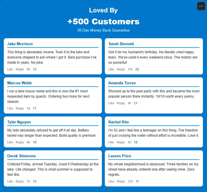 AquaPilot Pro™ Motorized Luxury Pool Lounger